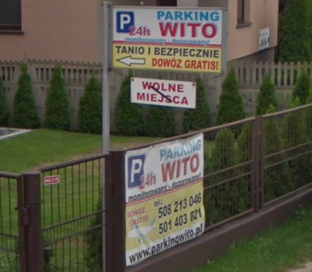 Parking WITO - plac postojowy - lotnisko Katowice-Pyrzowice (KTW) - zdjęcie 2