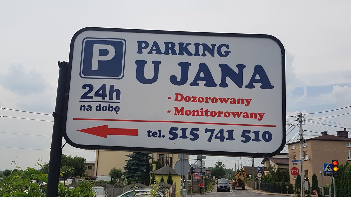 Parking u Jana - lotnisko Katowice-Pyrzowice (KTW) - zdjęcie parkingu