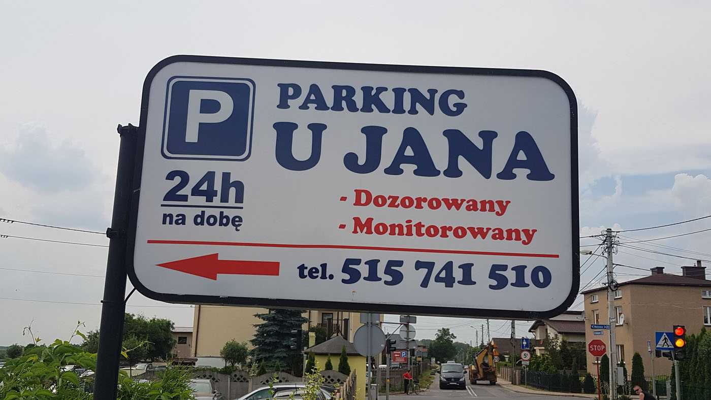 Parking u Jana - lotnisko Katowice-Pyrzowice (KTW) - zdjęcie parkingu