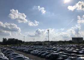 Zdjęcie parkingu A1 Rondo przy lotnisku